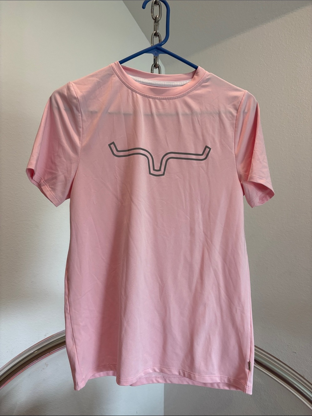 Kimes Ranch Athletic Pink Tee with Logo